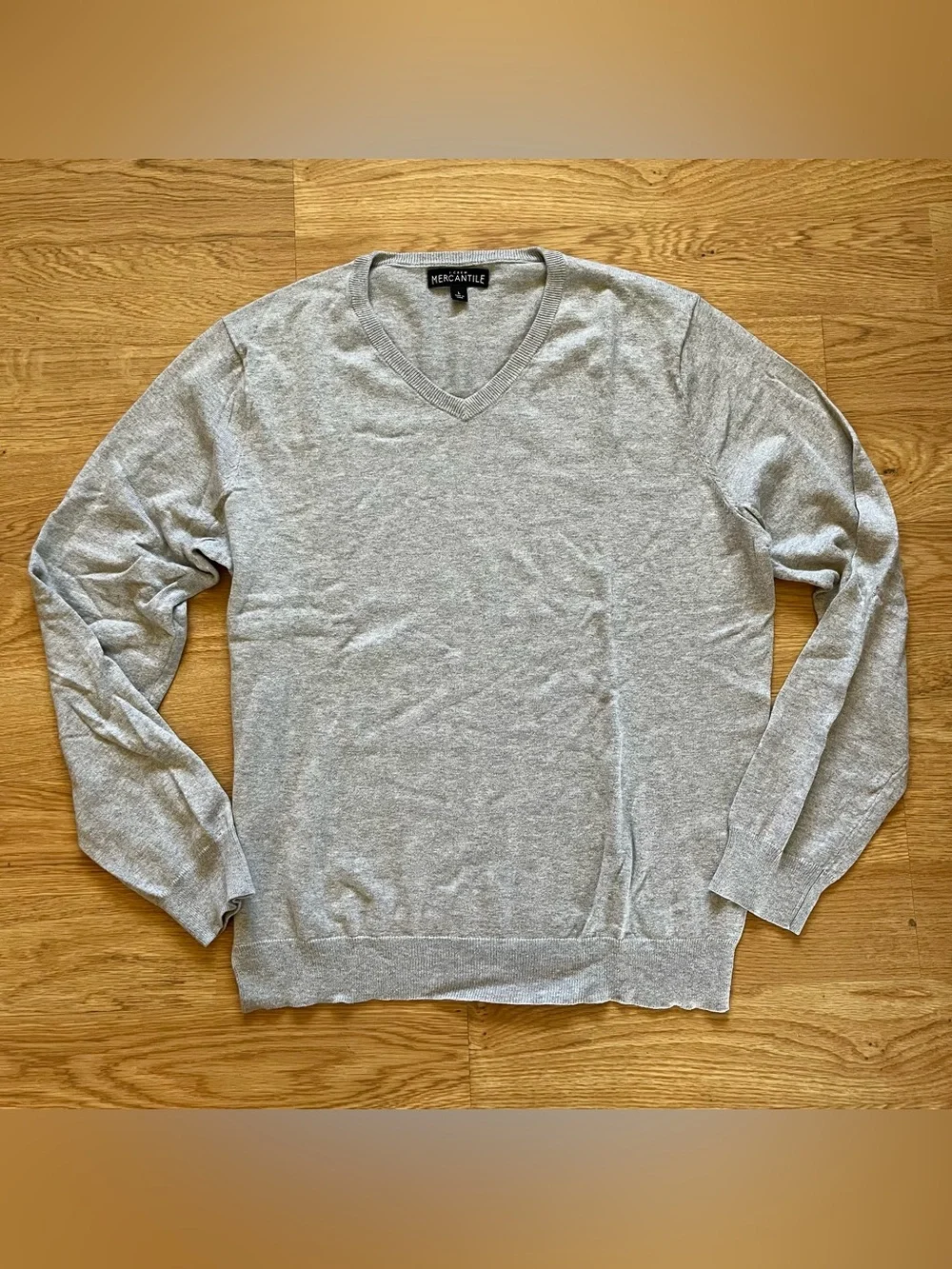 J. Crew Mercantile Men's Large L V-Neck 100% Cotton Sweater